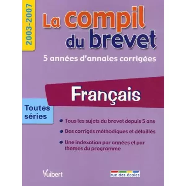 FrançAis Toutes SéRies : 2003-2007 - Rue Des éColes-image