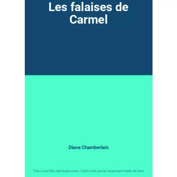 Les Falaises De Carmel - Diane Chamberlain-image
