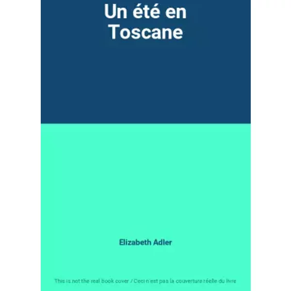 Un éTé En Toscane - Elizabeth Adler-image