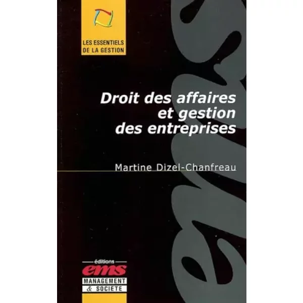 Droit Des Affaires Et Gestion Des Entreprises - Martine Dizel-Chanfreau-image