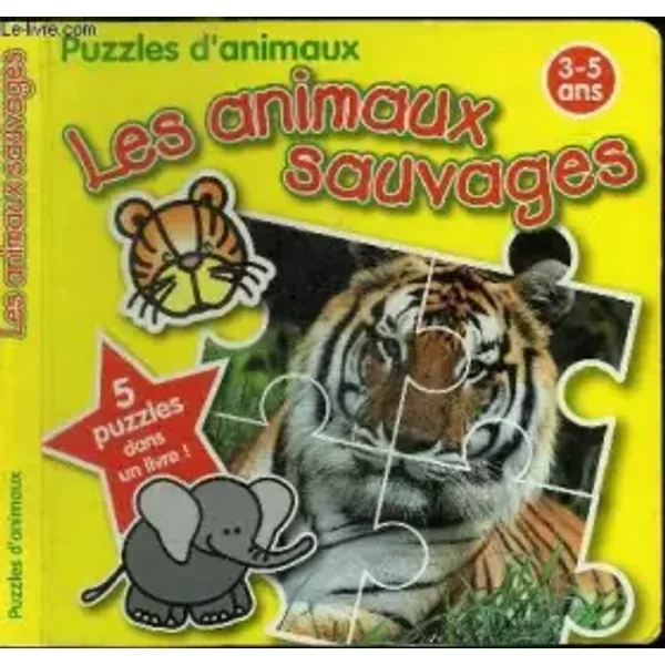 Puzzles D'animaux - Les Animaux Sauvages - Collectif-image