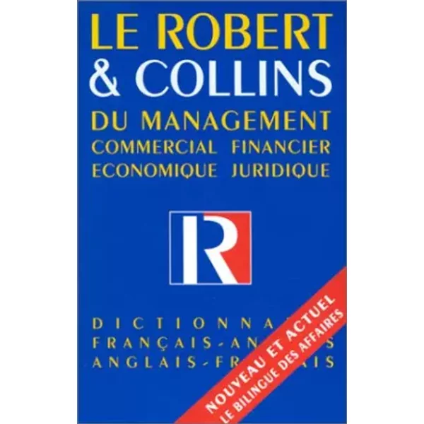 Le Robert & Collins Du Management, Commercial - Financier - Economique - Juridique : Dictionnaire FrançAis-Anglais, Anglais-FrançAis - Inc Distribooks-image