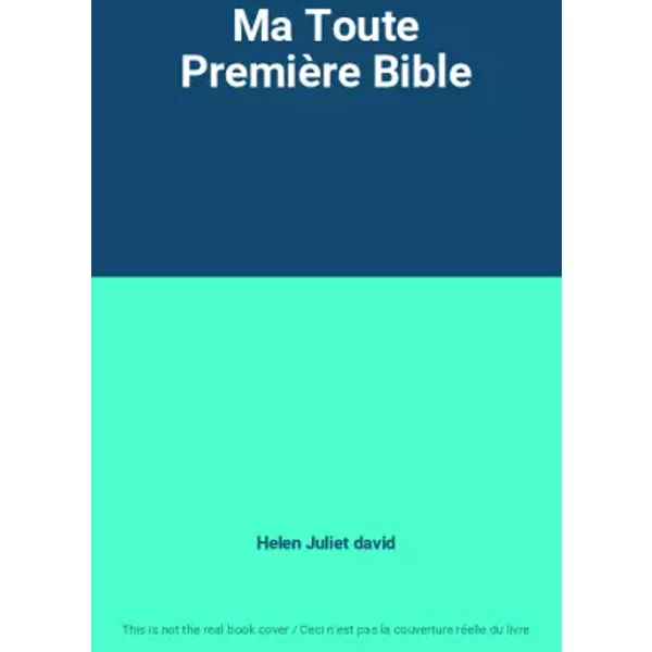 Ma Toute PremièRe Bible - Helen Juliet David-image