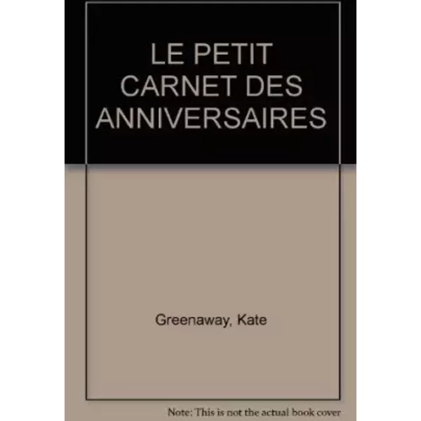 Le Petit Carnet Des Anniversaires - Kate Greenaway-image