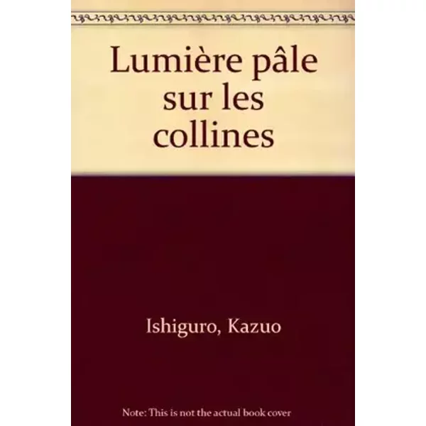 Lumière pâle sur les collines - Kazuo Ishiguro
