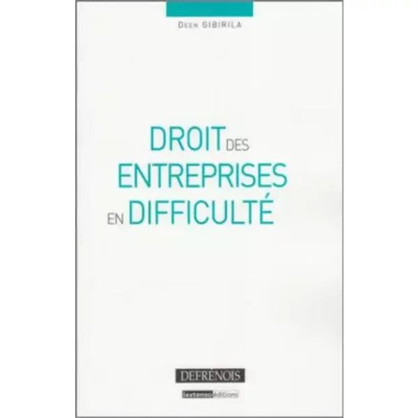Droit Des Entreprises En Difficulté - Deen Gibirila-image