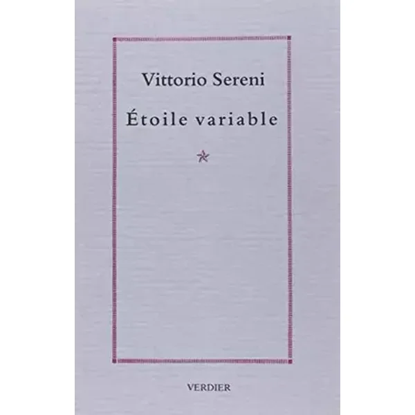 Étoile variable (0000) - Vittorio Sereni