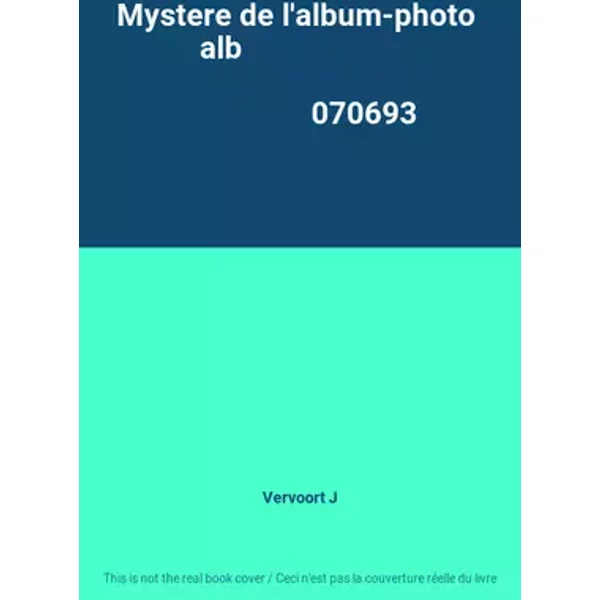 Mystere de l'album-photo alb 070693 - Vervoort J