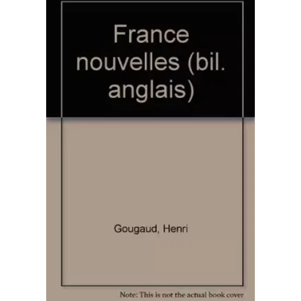 France Nouvelles : Anglais - Henri Gougaud, Claude CléMent-image
