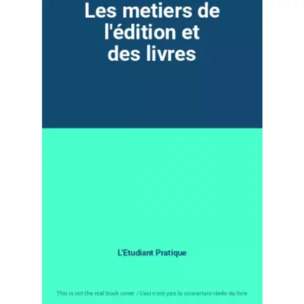 Les Metiers De L'éDition Et Des Livres - L'etudiant Pratique-image