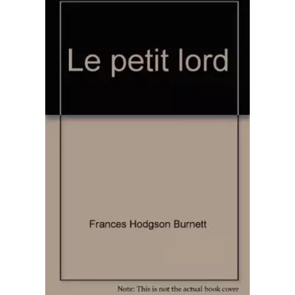 Le Petit Lord - Frances Hodgson Burnett-image