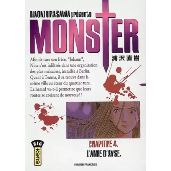 Monster, tome 4 : L'Amie d'Ayse - Naoki Urasawa