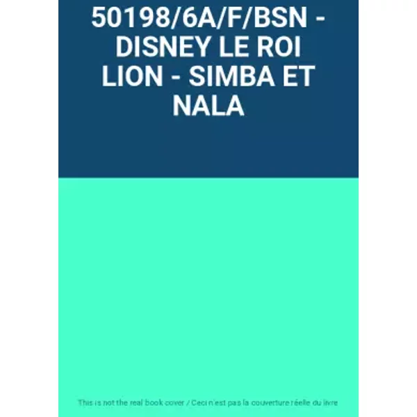 50198/6A/F/BSN - Disney Le Roi Lion - Simba Et Nala-image