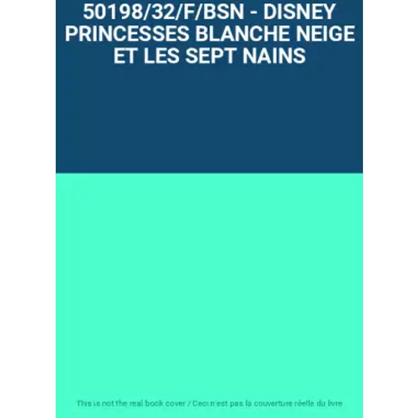 50198/32/F/BSN - Disney Princesses Blanche Neige Et Les Sept Nains-image