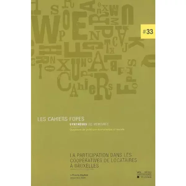 La Participation Dans Les CoopéRatives de Locataires à Bruxelles - Thierry Kuyken-image