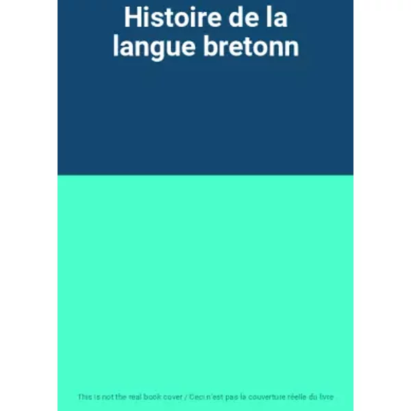 Histoire De La Langue Bretonn-image