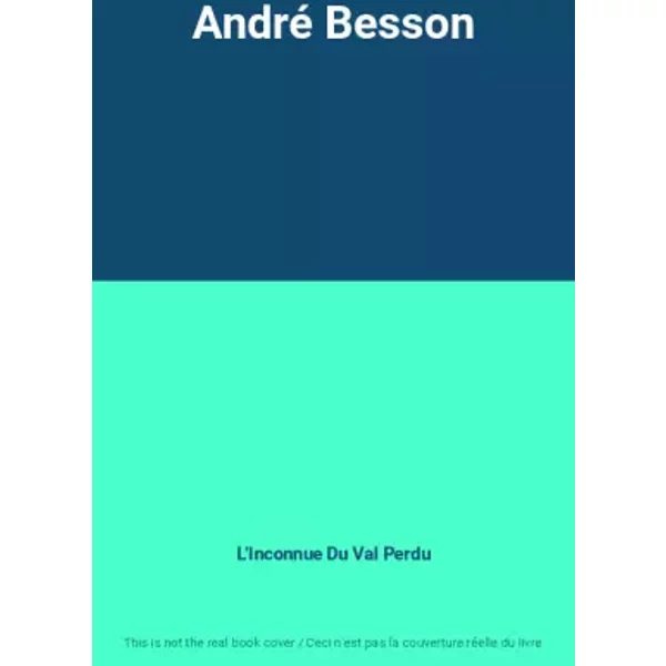 André Besson - L'inconnue Du Val Perdu-image