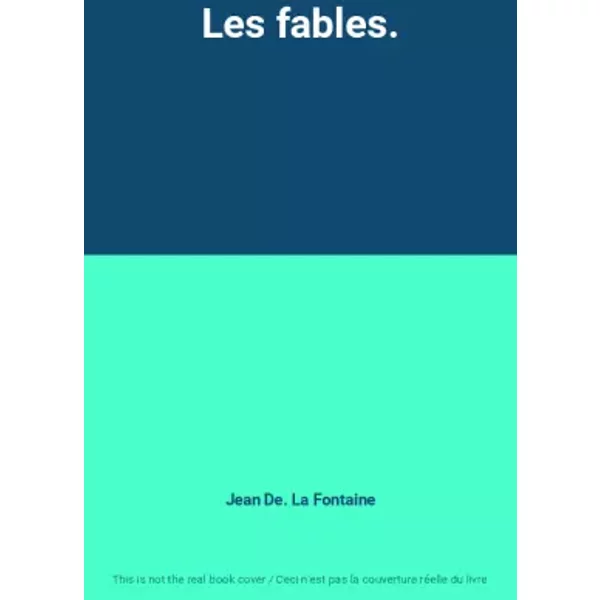 Les Fables. - Jean De. La Fontaine-image