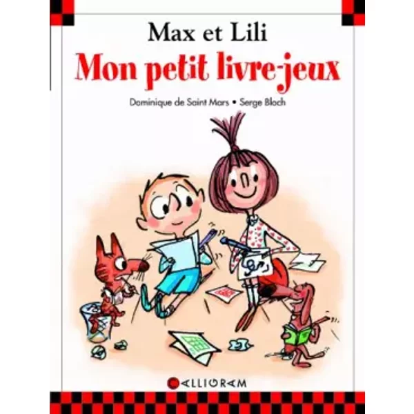 Max Et Lili - Mon Petit Livre-Jeux - Dominique De Saint Mars Et Serge Bloch-image