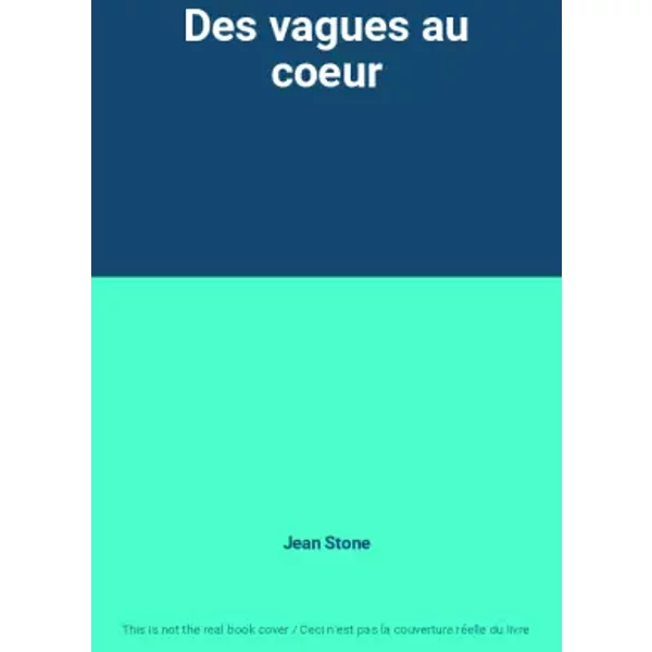 Des Vagues Au Coeur - Jean Stone-image