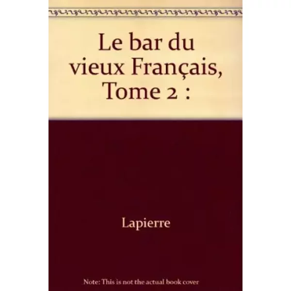 Le Bar Du Vieux FrançAis, Tome 2 - Jean-Philippe Stassen, Denis Lapierre-image