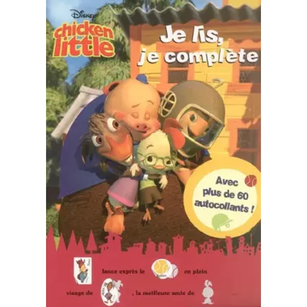 Chicken Little : Je Lis, Je ComplèTe - Collectif-image