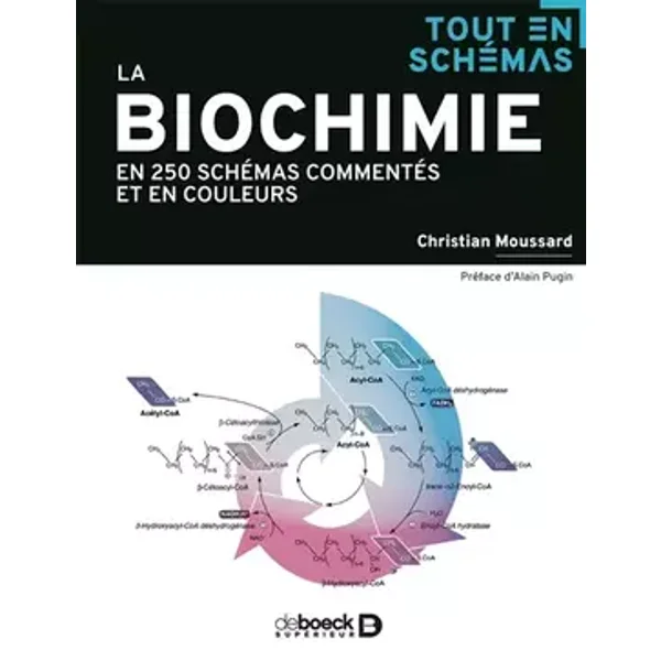 La biochimie en 250 schémas commentés et en couleurs - Christian Moussard