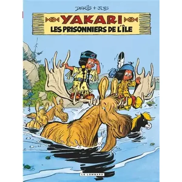 Yakari - Tome 9 - Les Prisonniers de l'île / Edition spéciale, Enseignes et Libraires (Indispensable - Job, Derib