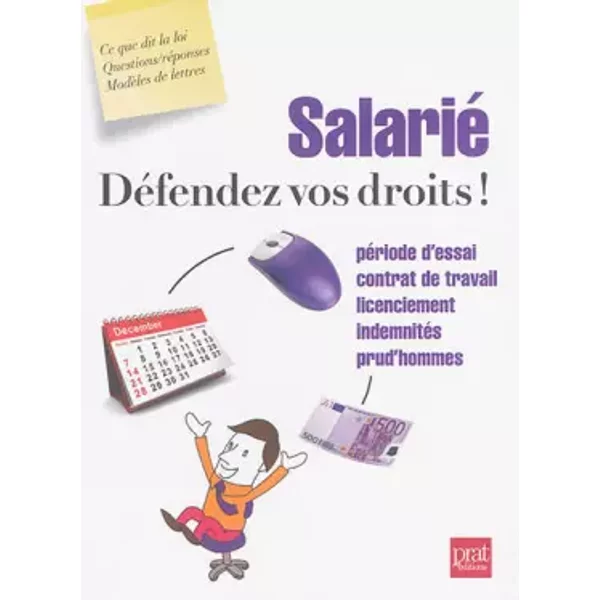 Salarié, DéFendez Vos Droits ! - AgnèS Chambraud, Isabelle Colin, Caroline Mazars, EmmanuèLe Vallas, Brigitte Vert-image