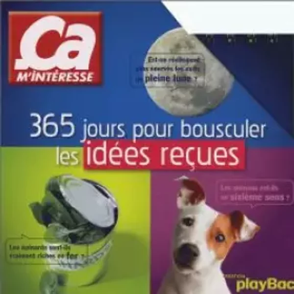 365 Jours Pour Bousculer Les IdéEs ReçUes - Ca M'intéResse - Play Bac-image