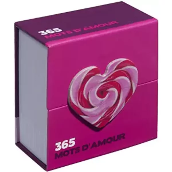 Mini Calendrier - 365 Mots D'amour - Play Bac-image