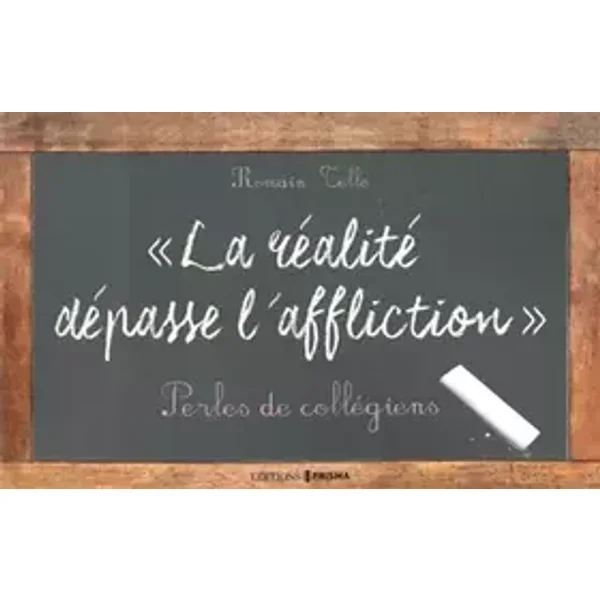La réalité dépasse l'affliction - Romain Tello