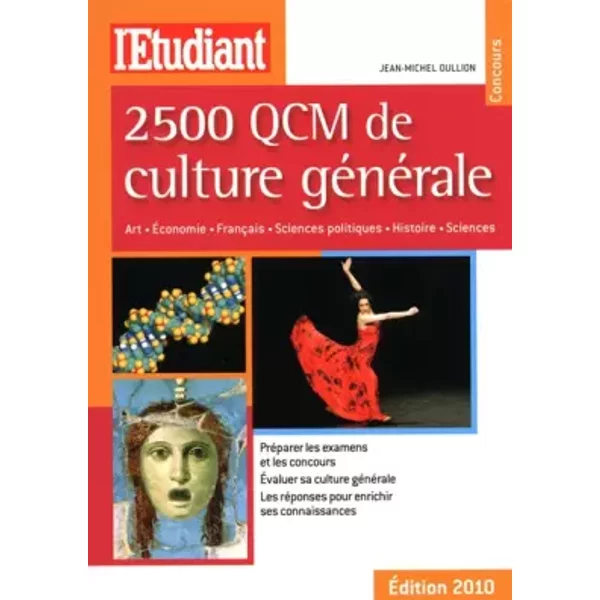2500 Qcm De Culture Generale - Jean-Michel Oullion-image