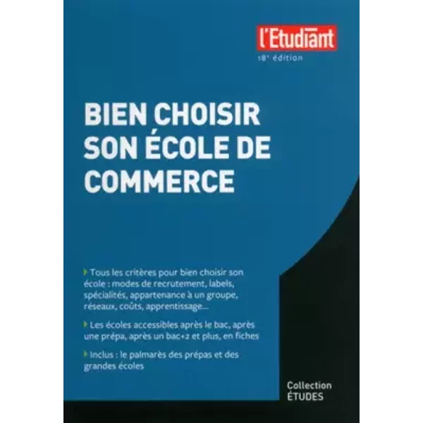Bien Choisir Son éCole De Commerce 18E éDition - Philippe Mandry-image