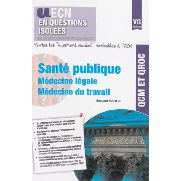 Santé Publique MéDecine LéGale MéDecine Du Travail - Edouard Martin-image