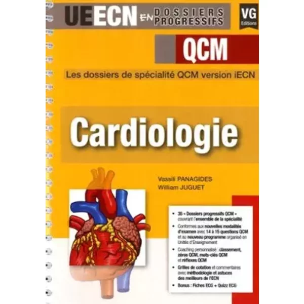 Cardiologie: QCM - Vassili Panagides, William Juguet