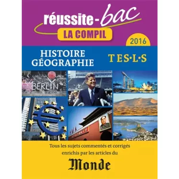 RéUssite Bac 2016 Compil Histoire-GéOgraphie Terminale Es L S - CéDric Oline, Pascal BréVal, Sandrine Henry-image