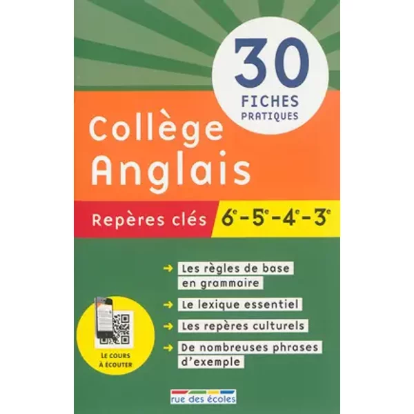 Repères clés : Collège Anglais - Fabienne Laurent