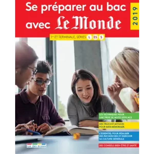 Se PréParer Au Bac Avec Le Monde - 2019: 1Re Et Terminale, SéIes L Es S - Collectif-image