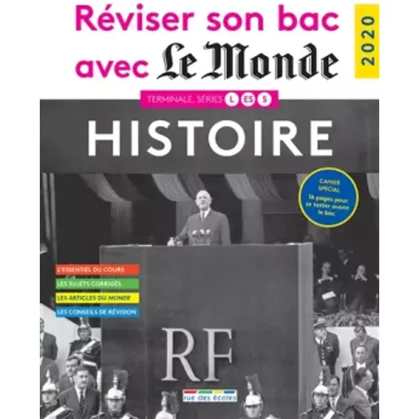 RéViser Son Bac Avec Le Monde 2020 Histoire: Terminale SéRies L Es S - Collectif-image