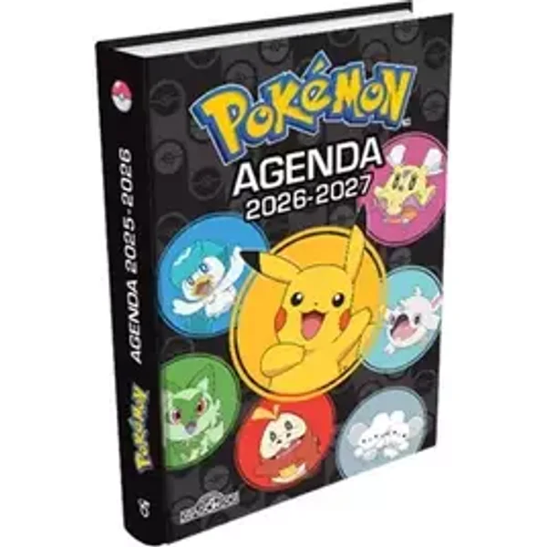Pokémon Agenda 2026-2027 New Avec des activités, des informations sur les Pokémon et des scènes de cherche-et-trouve Rentrée scolaire - Dès - The Pokémon Company