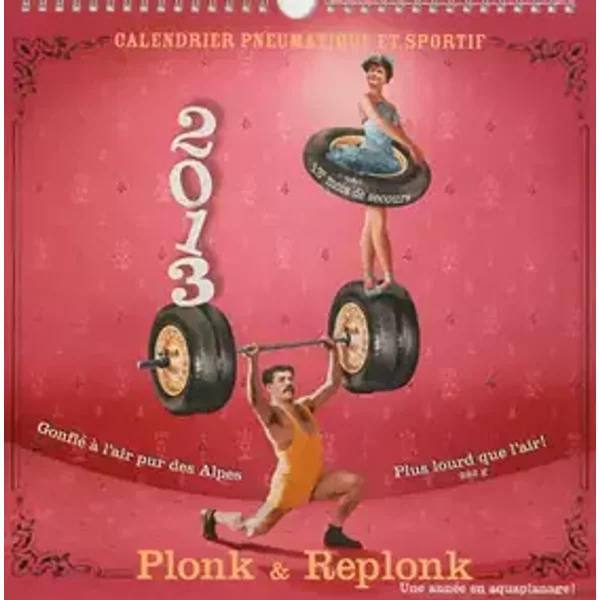 Calendrier pneumatique et sportif 2013 : une annee en aquaplanage ! - Et replonk Plonk