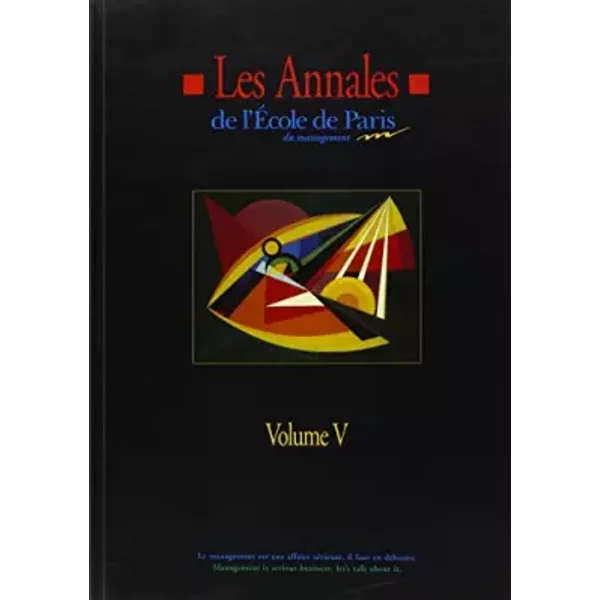 Les Annales De L'éCole De Paris Du Management, Tome 5 - Ecole De Paris Du Management-image