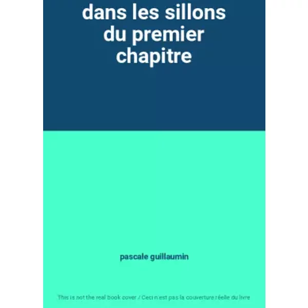 Dans Les Sillons Du Premier Chapitre - Pascale Guillaumin-image
