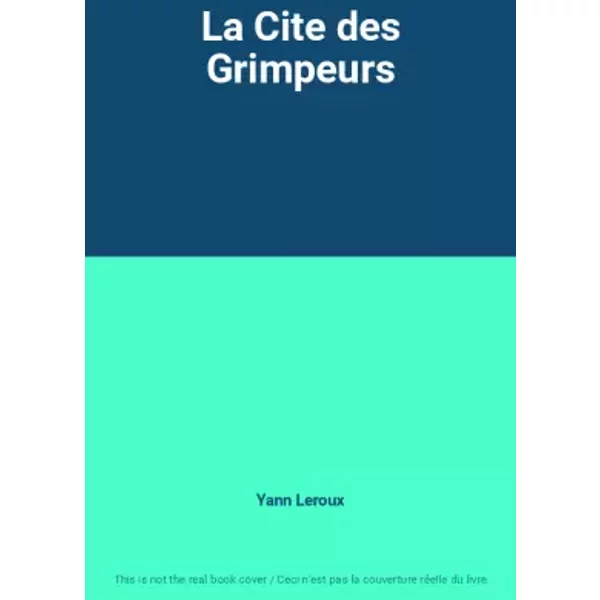 La Cite Des Grimpeurs - Yann Leroux-image
