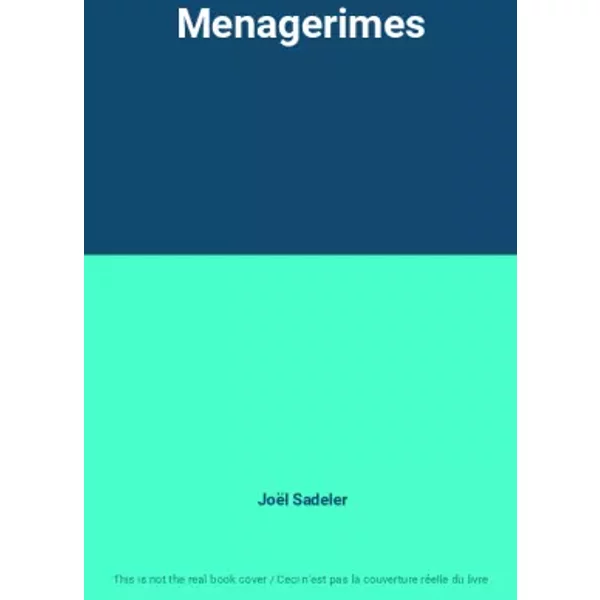 Menagerimes - Joël Sadeler