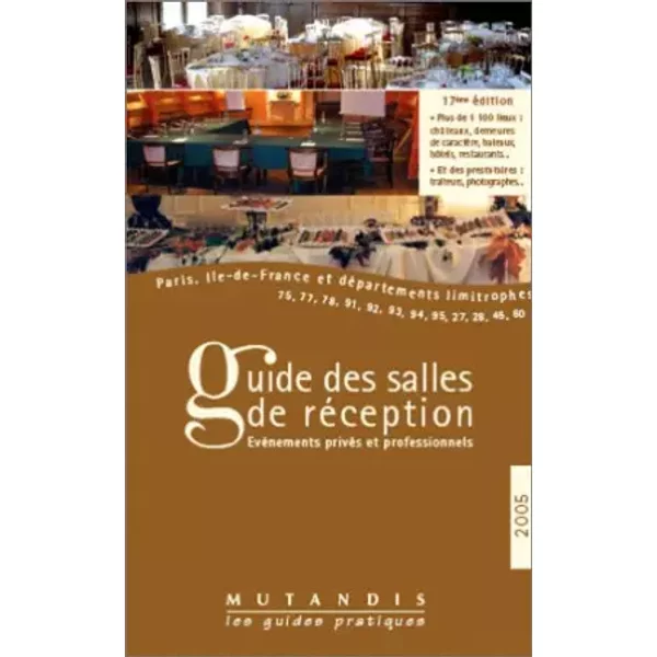 Le Guide Des Salles De RéCeption Paris Ile-De-France Et DéPartements Limitrophes - Mutandis-image
