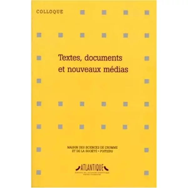 Textes, Documents Et Nouveaux MéDias - Collectif-image