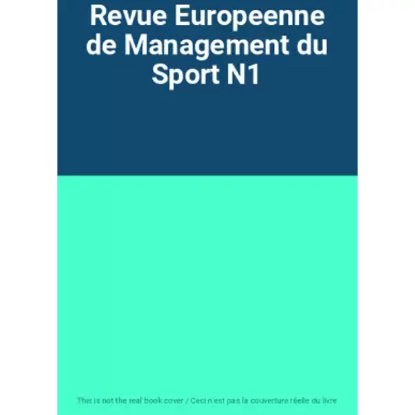 Revue Europeenne De Management Du Sport N1-image