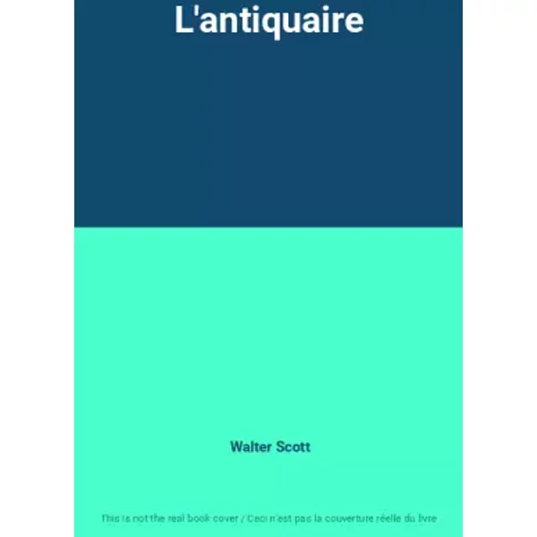 L'antiquaire - Walter Scott-image